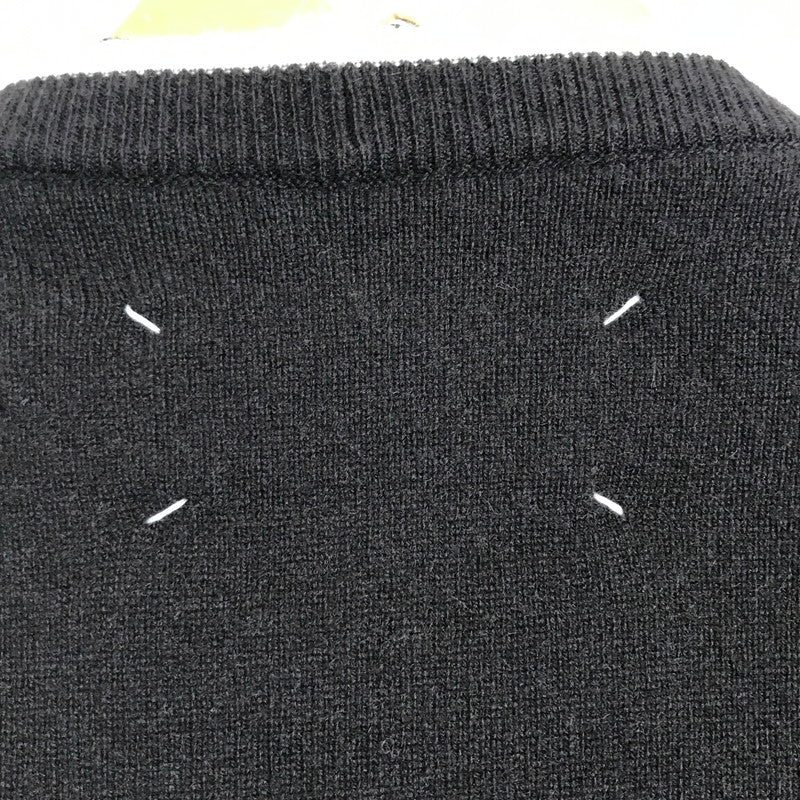 【中古品】【メンズ】 MAISON MARTIN MARGIELA メゾン マルタン マルジェラ カシミヤ カーディガン ここのえ期 長袖 トップス ニット 古着 141-250725-mh-02-fuz サイズ：S カラー：ブラウン 万代Net店