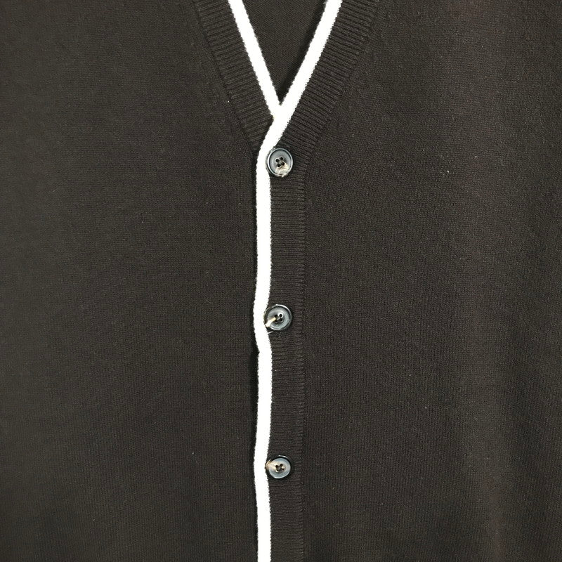 【中古品】【メンズ】 MAISON MARTIN MARGIELA メゾン マルタン マルジェラ カシミヤ カーディガン ここのえ期 長袖 トップス ニット 古着 141-250725-mh-02-fuz サイズ：S カラー：ブラウン 万代Net店