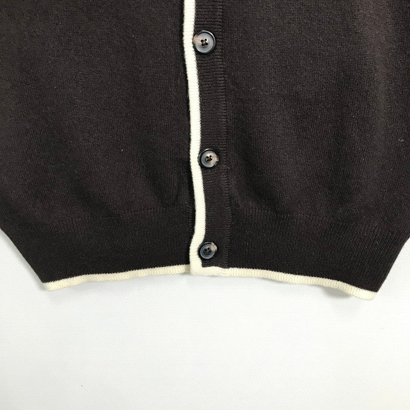 【中古品】【メンズ】 MAISON MARTIN MARGIELA メゾン マルタン マルジェラ カシミヤ カーディガン ここのえ期 長袖 トップス ニット 古着 141-250725-mh-02-fuz サイズ：S カラー：ブラウン 万代Net店