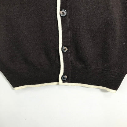 【中古品】【メンズ】 MAISON MARTIN MARGIELA メゾン マルタン マルジェラ カシミヤ カーディガン ここのえ期 長袖 トップス ニット 古着 141-250725-mh-02-fuz サイズ：S カラー：ブラウン 万代Net店
