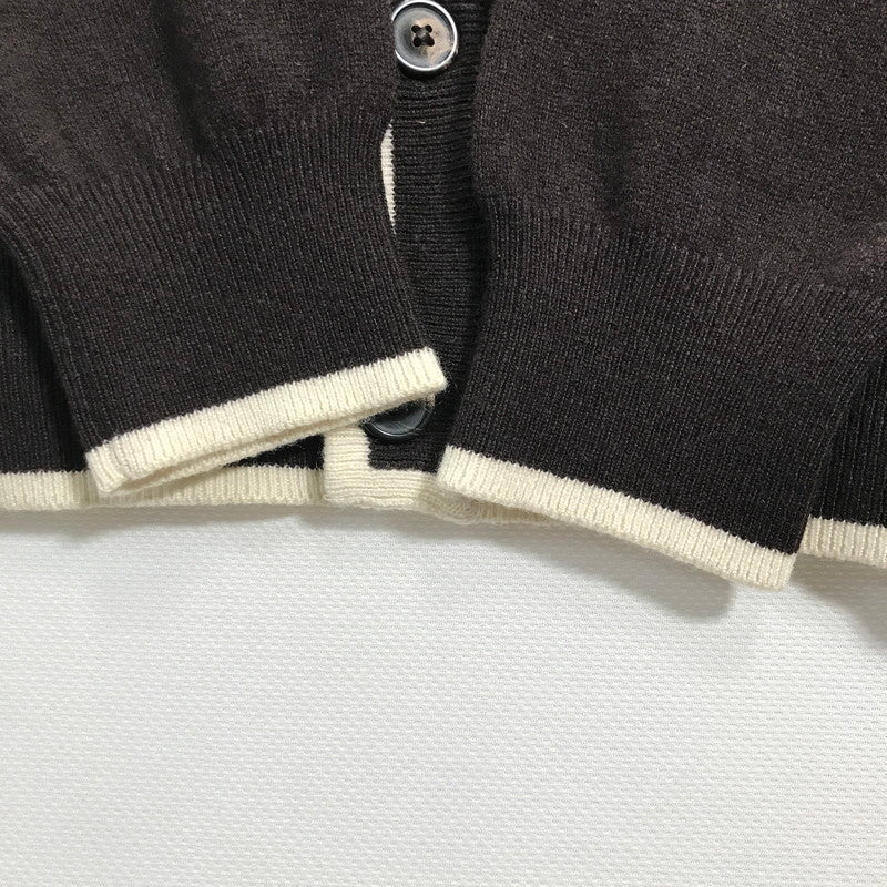 【中古品】【メンズ】 MAISON MARTIN MARGIELA メゾン マルタン マルジェラ カシミヤ カーディガン ここのえ期 長袖 トップス ニット 古着 141-250725-mh-02-fuz サイズ：S カラー：ブラウン 万代Net店