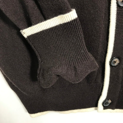 【中古品】【メンズ】 MAISON MARTIN MARGIELA メゾン マルタン マルジェラ カシミヤ カーディガン ここのえ期 長袖 トップス ニット 古着 141-250725-mh-02-fuz サイズ：S カラー：ブラウン 万代Net店