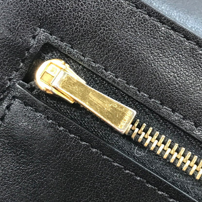 【中古品】【メンズ/レディース】 CELINE セリーヌ 10B633BFP.38NO LARGE STRAP WALLET 財布 ラージ ストラップ ウォレット 二つ折り 長財布 181-250725-mh-08-fuz カラー：ブラック 万代Net店