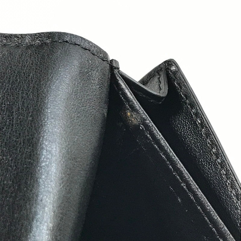 【中古品】【メンズ/レディース】 CELINE セリーヌ 10B633BFP.38NO LARGE STRAP WALLET 財布 ラージ ストラップ ウォレット 二つ折り 長財布 181-250725-mh-08-fuz カラー：ブラック 万代Net店