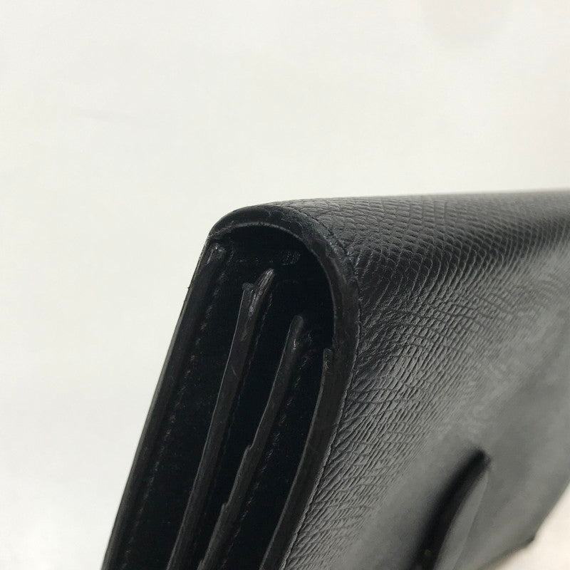 【中古品】【メンズ/レディース】 CELINE セリーヌ 10B633BFP.38NO LARGE STRAP WALLET 財布 ラージ ストラップ ウォレット 二つ折り 長財布 181-250725-mh-08-fuz カラー：ブラック 万代Net店