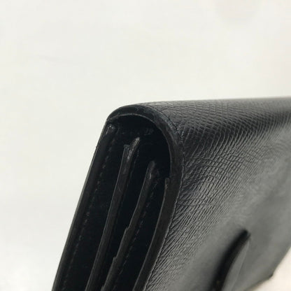 【中古品】【メンズ/レディース】 CELINE セリーヌ 10B633BFP.38NO LARGE STRAP WALLET 財布 ラージ ストラップ ウォレット 二つ折り 長財布 181-250725-mh-08-fuz カラー：ブラック 万代Net店