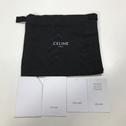【中古品】【メンズ/レディース】 CELINE セリーヌ 10B633BFP.38NO LARGE STRAP WALLET 財布 ラージ ストラップ ウォレット 二つ折り 長財布 181-250725-mh-08-fuz カラー：ブラック 万代Net店