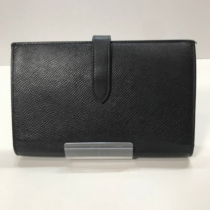 【中古品】【メンズ/レディース】 CELINE セリーヌ 10B633BFP.38NO LARGE STRAP WALLET 財布 ラージ ストラップ ウォレット 二つ折り 長財布 181-250725-mh-08-fuz カラー：ブラック 万代Net店