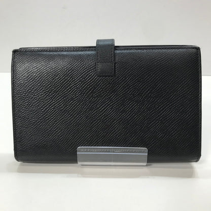 【中古品】【メンズ/レディース】 CELINE セリーヌ 10B633BFP.38NO LARGE STRAP WALLET 財布 ラージ ストラップ ウォレット 二つ折り 長財布 181-250725-mh-08-fuz カラー：ブラック 万代Net店