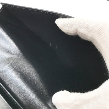 【中古品】【メンズ/レディース】 CELINE セリーヌ 10B633BFP.38NO LARGE STRAP WALLET 財布 ラージ ストラップ ウォレット 二つ折り 長財布 181-250725-mh-08-fuz カラー：ブラック 万代Net店