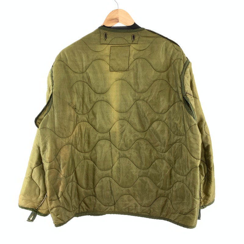 【中古品】【メンズ】 US.ARMY M-65 キルティングライナージャケット アウター ミリタリ― 古着 145-260425-gm-18-fuz サイズ：M カラー：オリーブ 万代Net店