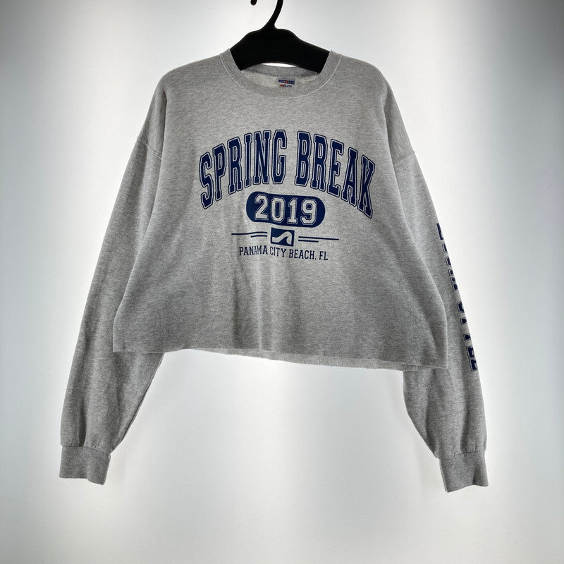 【中古品】【レディース】 90年代 JERZEES ジャージーズ リメイクスウェット カットオフ 杢 カラーGRAY SIZE:XL 170-260617-ky-03-fuzh 万代Net店