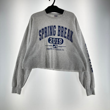 【中古品】【レディース】 90年代 JERZEES ジャージーズ リメイクスウェット カットオフ 杢 カラーGRAY SIZE:XL 170-260617-ky-03-fuzh 万代Net店