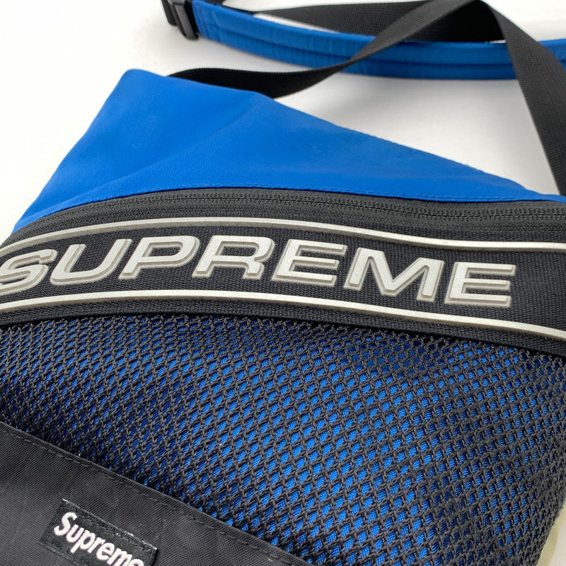 【中古品】【メンズ】 Supreme シュプリーム 23FW SHOULDER BAG ショルダーバッグ ポーチ ブランド カバン 188-260419-gm-04-fuz カラー：ブルー 万代Net店