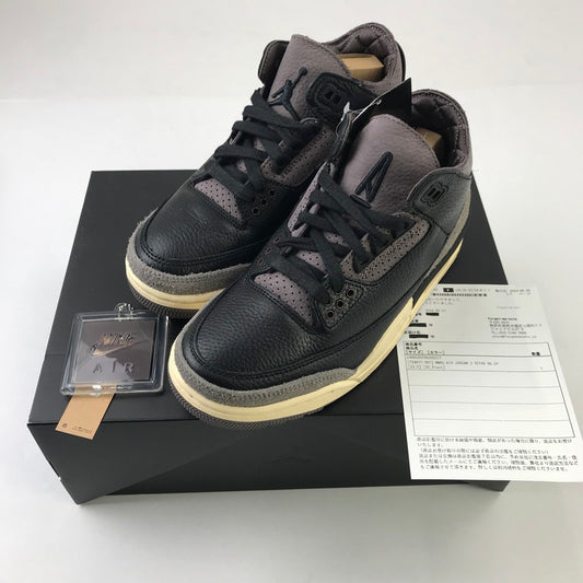 【中古美品】 A MA MANIERE×NIKE FZ4811-001 WMNS AIR JORDAN 3 RETRO OG SP "BLACK AND FLAT PEWTER WYWS" スニーカー 靴 ア マ マニエール ナイキ 166-250803-st-14-fuz サイズ：23.5cm カラー：ブラック 万代Net店