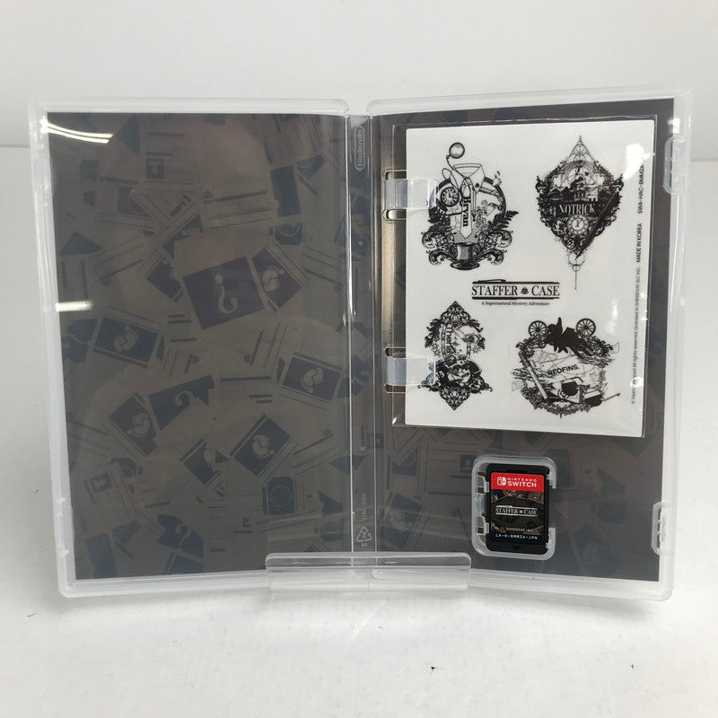 【中古美品】 Staffer Case:超能力推理アドベンチャー Nintendo Switch ゲームソフト 動作確認済 [CERO区分_C/ 15歳以上対象] 260611-io-12-fuz 万代Net店