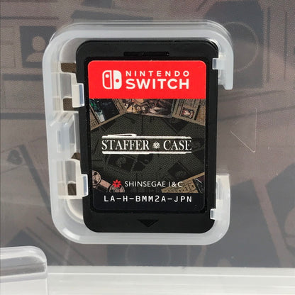 【中古美品】 Staffer Case:超能力推理アドベンチャー Nintendo Switch ゲームソフト 動作確認済 [CERO区分_C/ 15歳以上対象] 260611-io-12-fuz 万代Net店
