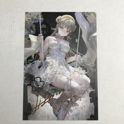 【中古美品】 ぶいすぽっ！ 誕生日記念2023　複製箔押しサイン入りポストカード 英リサ ポストカード グッズ 053-260404-io-03-fuzh 万代Net店