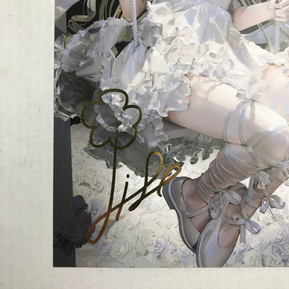 【中古美品】 ぶいすぽっ！ 誕生日記念2023　複製箔押しサイン入りポストカード 英リサ ポストカード グッズ 053-260404-io-03-fuzh 万代Net店