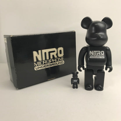 【中古品】 開封品 ベアブリック NITRO MICROPHONE 400％＆100％ フィギュア 038-260209-io-04-fuzh 万代Net店
