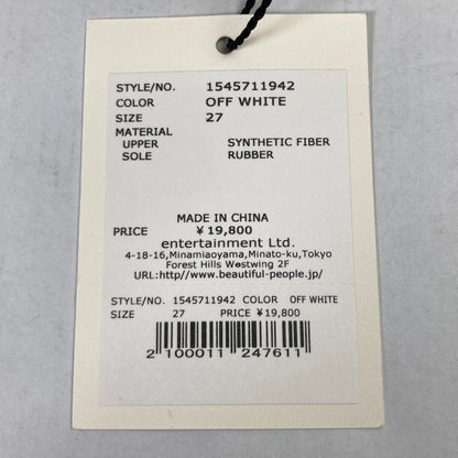 【中古品】【メンズ】 ATMOS×BEAUTIFUL PEOPLE×PUMA アトモス ビューティフルピープル プーマ 405929-01 SPEEDCAT OG "NOTHING TO HIDE" スニーカー 靴 スピードキャット オージー 162-250808-io-08-fuz サイズ：27 カラー：ホワイト 万代Net店