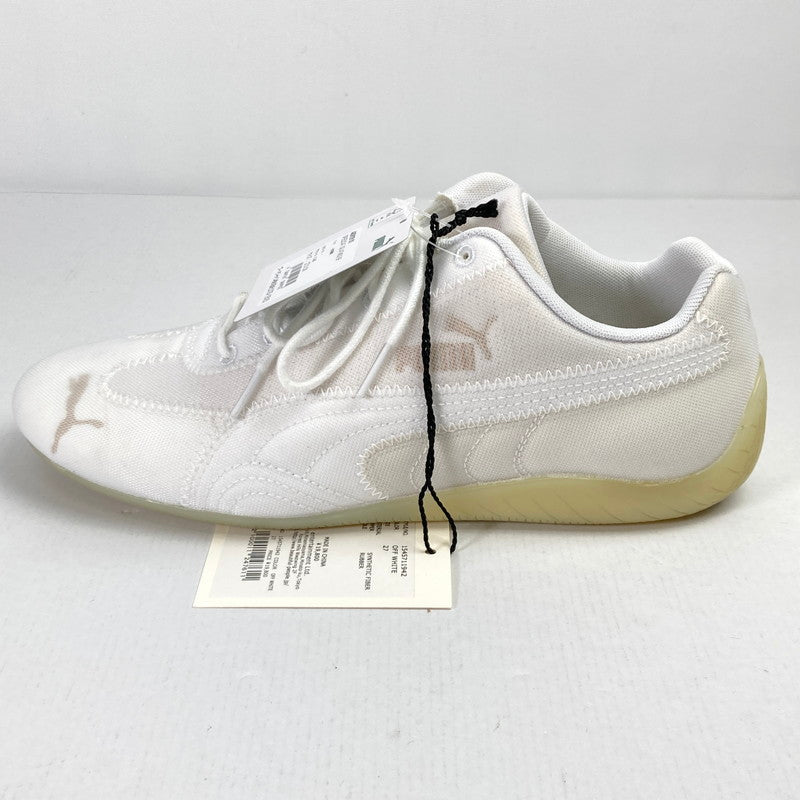 【中古品】【メンズ】 ATMOS×BEAUTIFUL PEOPLE×PUMA アトモス ビューティフルピープル プーマ 405929-01 SPEEDCAT OG "NOTHING TO HIDE" スニーカー 靴 スピードキャット オージー 162-250808-io-08-fuz サイズ：27 カラー：ホワイト 万代Net店