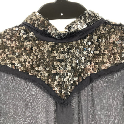 【中古品】【レディース】 DIESEL ディーゼル チュニック ノースリーブ シャツ ワンピース カラー ブラック SIZE:XS スパンコール 170-260617-ky-02-fuzh 万代Net店