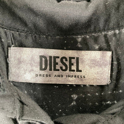 【中古品】【レディース】 DIESEL ディーゼル チュニック ノースリーブ シャツ ワンピース カラー ブラック SIZE:XS スパンコール 170-260617-ky-02-fuzh 万代Net店
