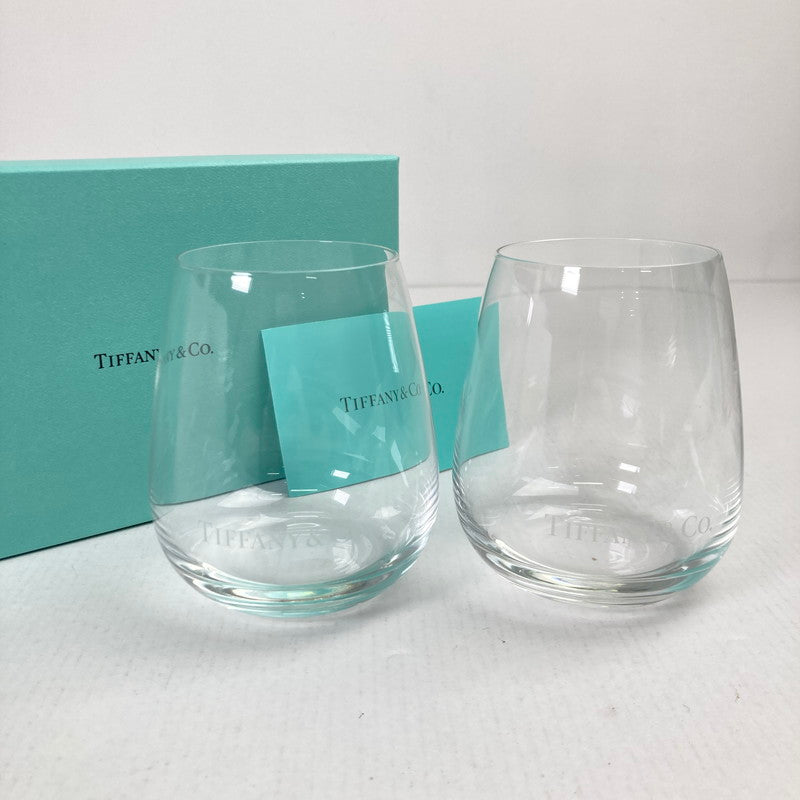 【中古美品】【メンズ/レディース】 TIFFANY&Co. ティファニー ペアグラス ペア グラス コップ 食器 ギフト セット 2個セット 183-250808-io-05-fuz 万代Net店
