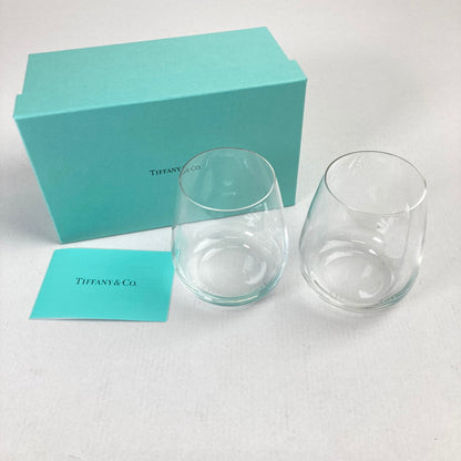 【中古美品】【メンズ/レディース】 TIFFANY&Co. ティファニー ペアグラス ペア グラス コップ 食器 ギフト セット 2個セット 183-250808-io-05-fuz 万代Net店
