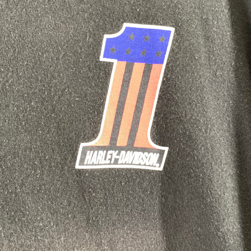 【中古品】【メンズ】 HARLEY DAVIDSON ハーレーダビッドソン 長袖Tシャツ NO.1　 145-260928-ny-08-fuzh サイズ：3L カラー：ブラック 万代Net店