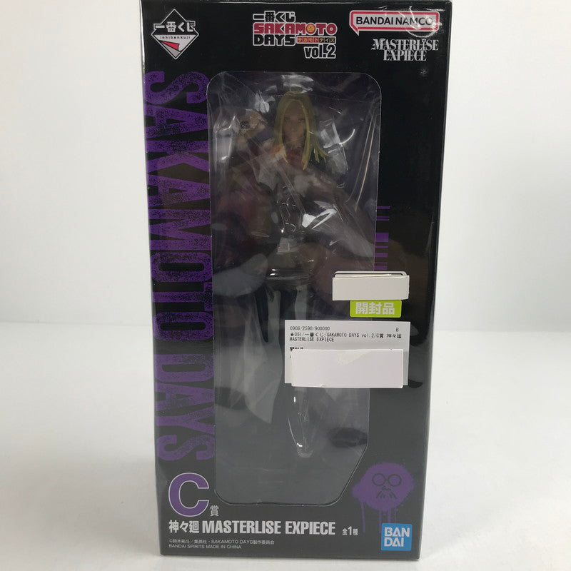 【中古品】 一番くじ SAKAMOTO DAYS vol.2 C賞 神々廻 MASTERLISE EXPIECE フィギュア 051-260214-ks-03-fuzh 万代Net店