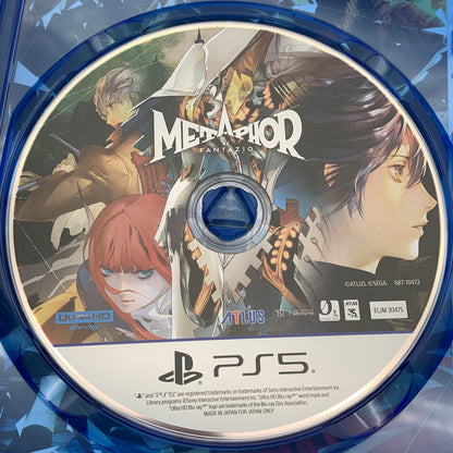 【中古美品】 メタファー：リファンタジオ - PS5ソフト [CERO区分_C/ 15歳以上対象] 026-260602-ky-05-fuz 万代Net店