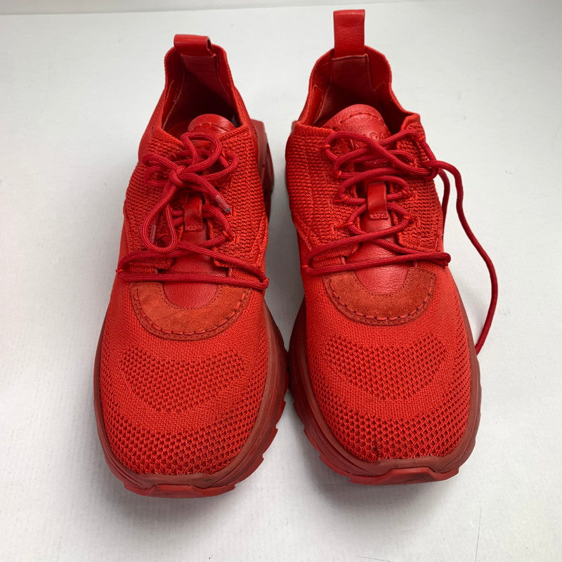 【中古品】【メンズ】 SALVATORE FERRAGAMO NIMA KNIT BUBBKE GUM スニーカー 靴 サルヴァトーレ・フェラガモ 162-250814-st-26-fuz サイズ：9M カラー：レッド 万代Net店