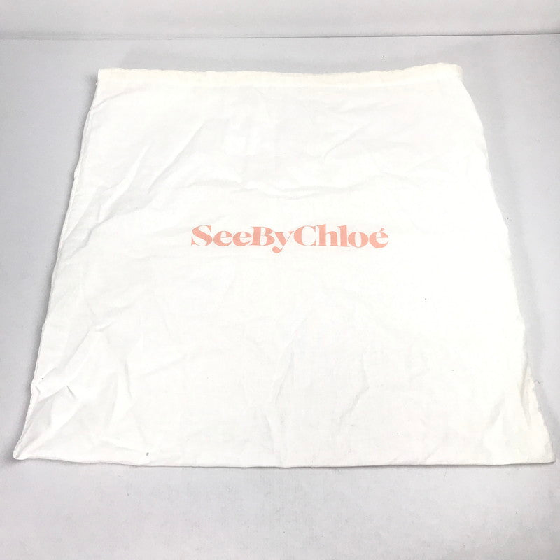 【中古品】【レディース】 SEE BY CHLOE シー バイ クロエ GAIA ガイア トートバッグ ショルダーバッグ カバン バイカラー 180-250822-io-04-fuz カラー：ベージュ 万代Net店