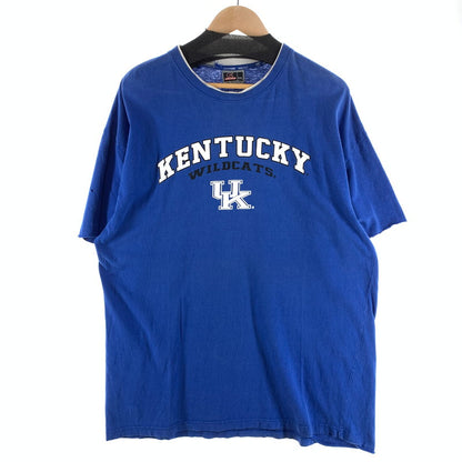 【中古品】【メンズ】 COLOSSEUM 半袖Tシャツ KENTUCKY大学 古着 145-260927-gm-35-fuzh サイズ：XXL カラー：ブルー 万代Net店