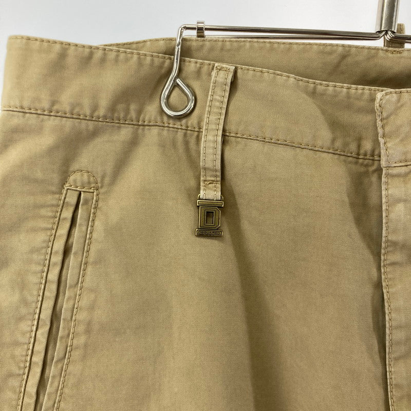 【中古品】【メンズ】 DSQUARED2 ディースクエアード EMBROIDERED FRUITS SEXY CHINO PANTS イタリア製 チノパン チノ パンツ ズボン 152-250815-io-04-fuz サイズ：48 カラー：ベージュ 万代Net店