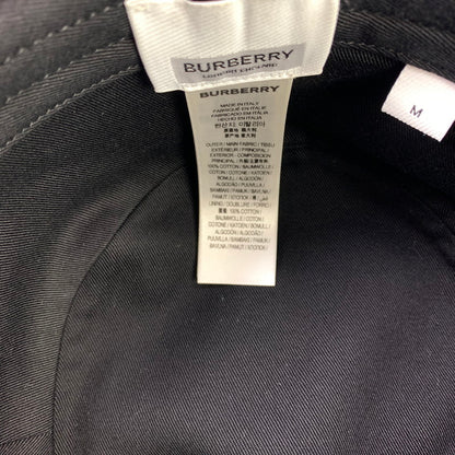 【中古品】【メンズ】 BURBERRY ホースフェリーモチーフバケットハット 帽子 バーバリー 185-250814-st-21-fuz サイズ：M カラー：ブラック 万代Net店