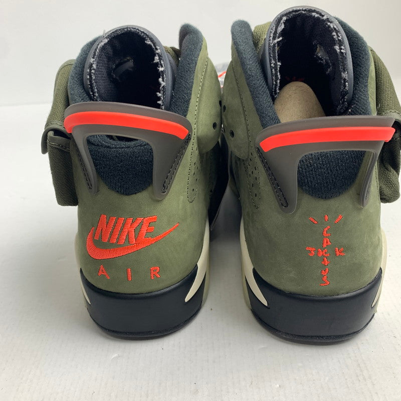 【中古美品】【メンズ】 NIKE NIKE CN1084-200 × TRAVIS SCOTT AIR JORDAN 6 RETRO "MEDIUM OLIVE" スニーカー 靴 ナイキ 160-250814-st-27-fuz サイズ：26.0cm カラー：オリーブ 万代Net店