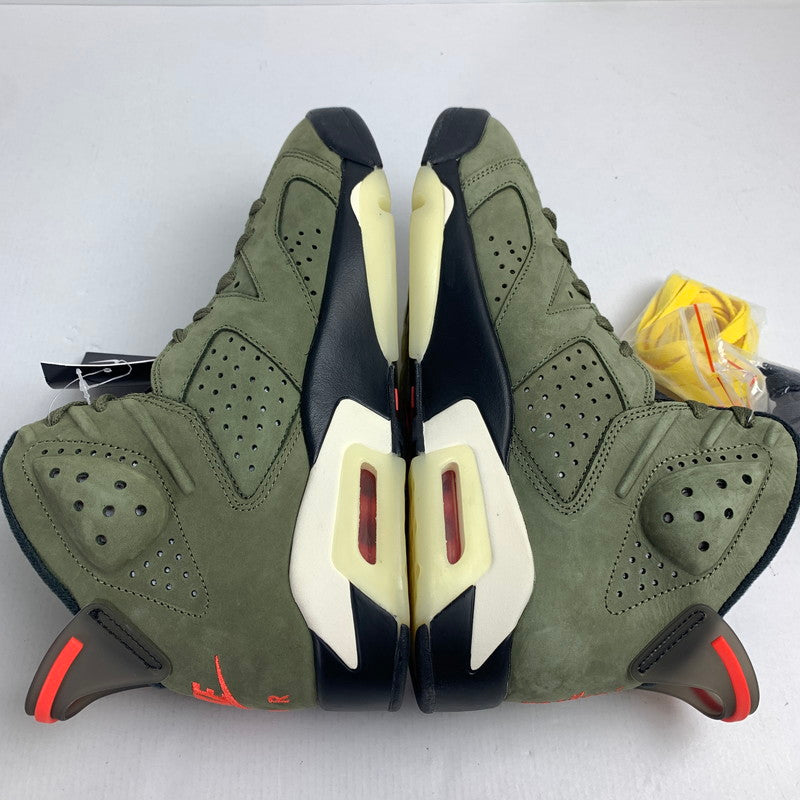 【中古美品】【メンズ】 NIKE NIKE CN1084-200 × TRAVIS SCOTT AIR JORDAN 6 RETRO "MEDIUM OLIVE" スニーカー 靴 ナイキ 160-250814-st-27-fuz サイズ：26.0cm カラー：オリーブ 万代Net店
