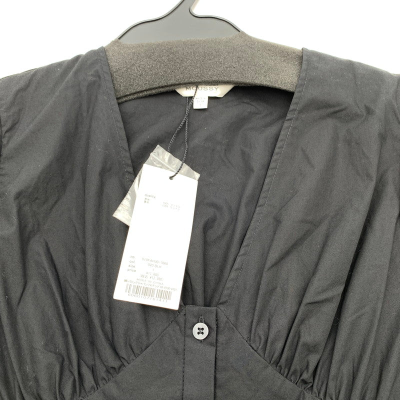【中古品】【レディース】 MOUSSY マウジー ワンピース BLACK/SIZE:1/フルボタン ワンピ 170-260909-io-14-fuzh カラー：ブラック 万代Net店