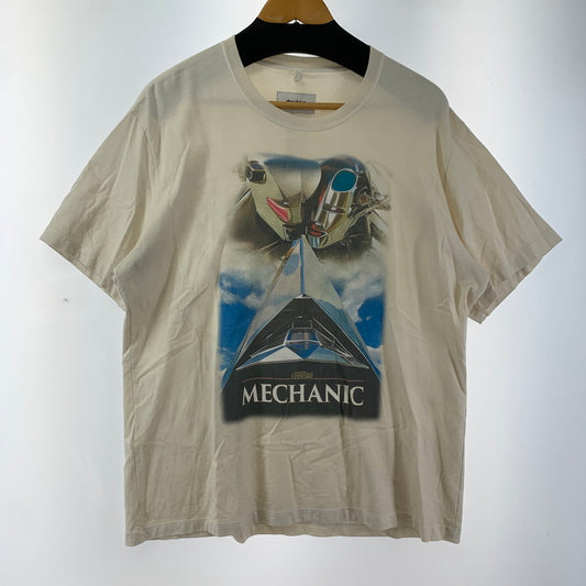 【中古品】【メンズ】 DOUBLET 24SS29CS310 ANDROID PRINT T-SHIRT ダブレット 140-250904-st-09-fuz サイズ：M カラー：アイボリー 万代Net店