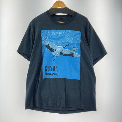 【中古品】【メンズ】 DOUBLET ダブレット 24SS70ST09 GUNMA KARUTA T-SHIRT グンマカルタ Ｔシャツ 140-250829-ky-17-fuz サイズ：Ｌ カラー：ブラック 万代Net店