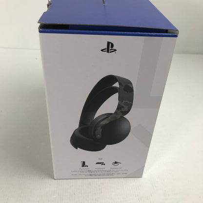 【中古美品】 PlayStation 5 ps5 プレイステーション5 プレステ5 PULSE 3D ワイヤレス ヘッドセット グレー カモフラージュ ゲーム 024-250820-mh-19-fuz 万代Net店