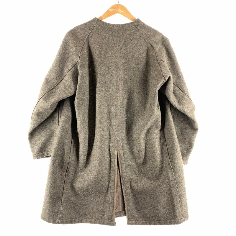 【中古品】【メンズ】 スウェーデン軍 ライナーウールコート グレー ※SIZE表記無し・タグ無し 145-260818-io-06-fuzh 万代Net店