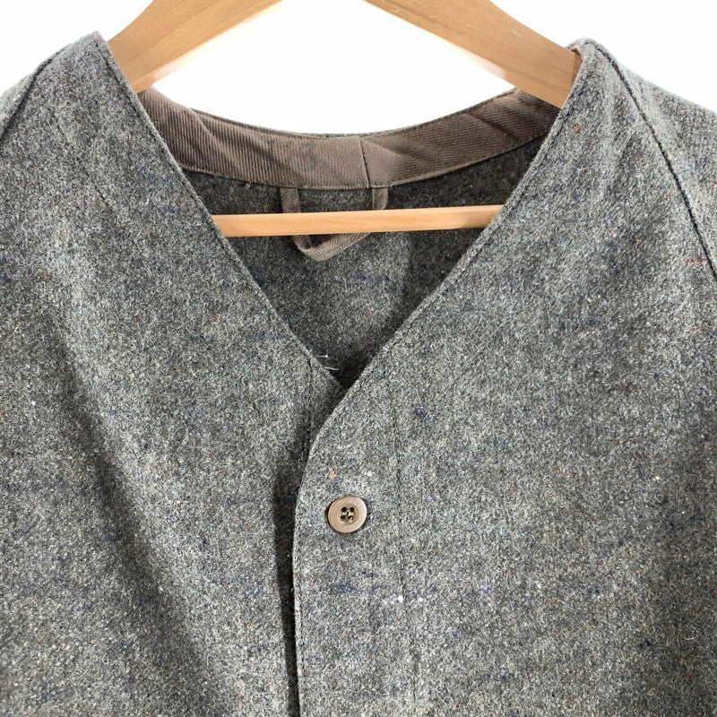 【中古品】【メンズ】 スウェーデン軍 ライナーウールコート グレー ※SIZE表記無し・タグ無し 145-260818-io-06-fuzh 万代Net店