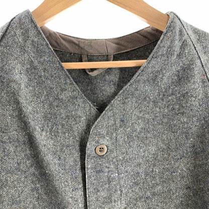 【中古品】【メンズ】 スウェーデン軍 ライナーウールコート グレー ※SIZE表記無し・タグ無し 145-260818-io-06-fuzh 万代Net店