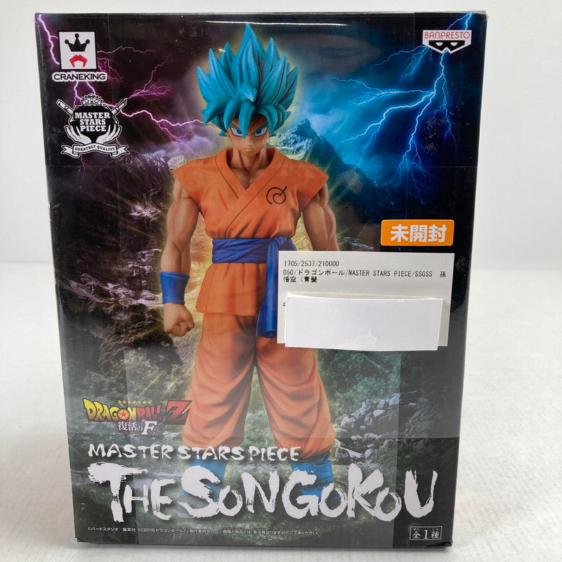 【中古品】 未開封 ドラゴンボール MASTER STARS PIECE SSGSS 孫悟空 青髪 フィギュア 箱に傷みあり 050-260215-ks-40-fuzh 万代Net店