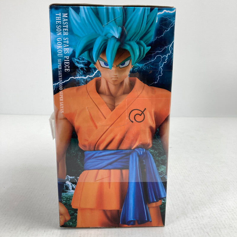 【中古品】 未開封 ドラゴンボール MASTER STARS PIECE SSGSS 孫悟空 青髪 フィギュア 箱に傷みあり 050-260215-ks-40-fuzh 万代Net店
