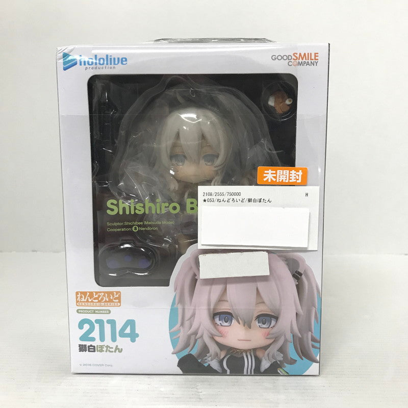 【中古美品】 未開封 GOODSMILE hololive ホロライブ ねんどろいど 2114 獅白ぼたん おもちゃ フィギュア 053-260214-mh-17-fuzh 万代Net店